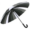 24 Rib Monotone Classic Stick Umbrella