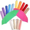 Mini Colours - Plain Coloured Folding Umbrella - Wine