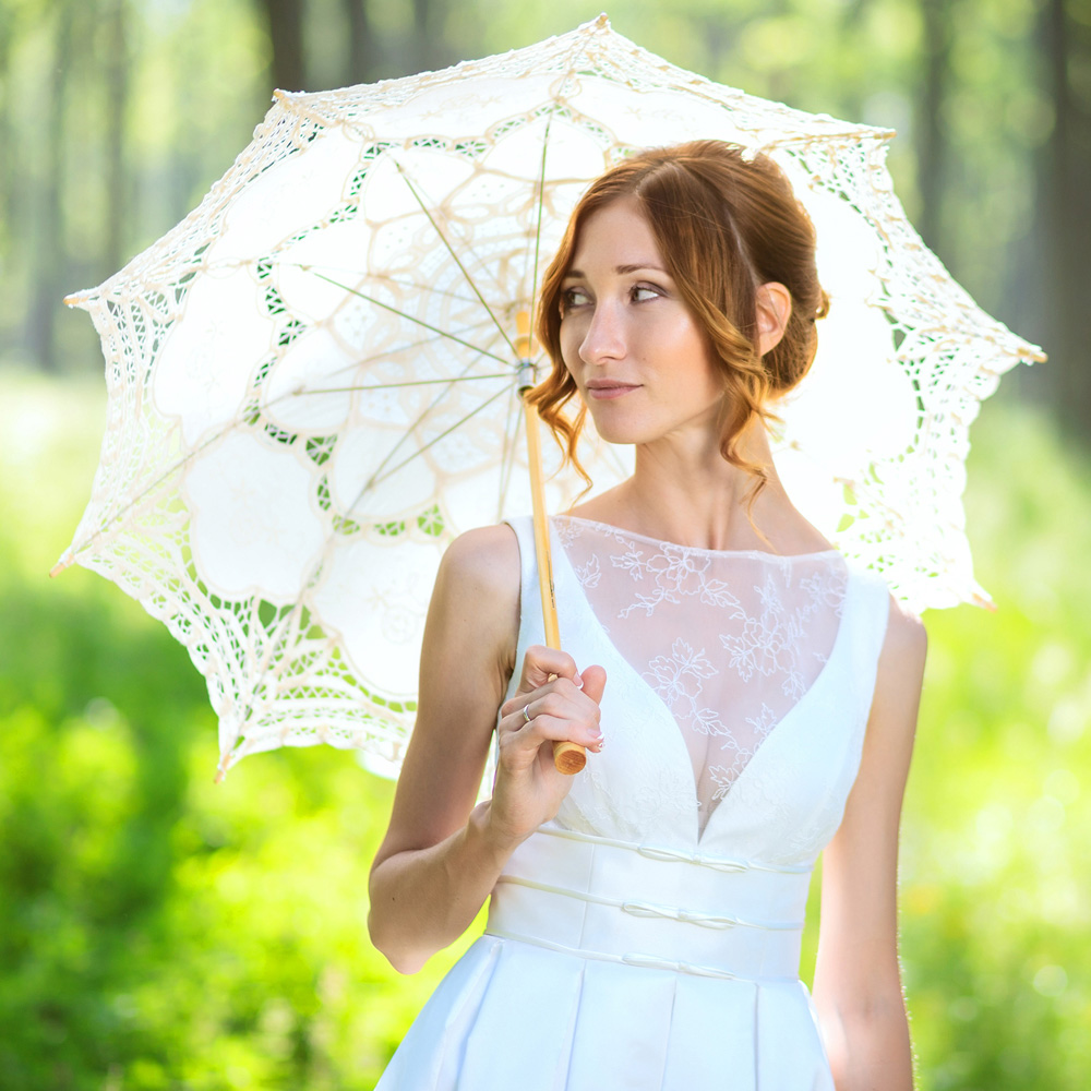 Lace Wedding Parasols & Umbrellas