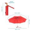 The Original Duckhead Folding Umbrella - Kelly Bars