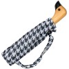 Susino Duck Black & White Folding Umbrella - Houndstooth