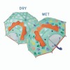 3D Peek-a-boo Colour Changing Kids Umbrella - Dino
