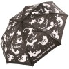 Black/White Raining Cats & Dogs Folding Umbrella