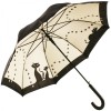 Black Cats Double Canopy Art Print Walking Length Umbrella