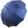 Bright Rainbow - Double Skin Automatic Opening Umbrella - Navy Blue