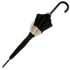 Pleated Bow Umbrella in Black and Ivory by Chantal Thomass