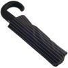 Fulton Chelsea Automatic Folding Umbrella - City Stripe Black/Steel