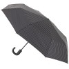 Fulton Chelsea Automatic Folding Umbrella - City Stripe Black/Steel