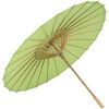 Chinese Paper and Bamboo Parasol - Lime Green