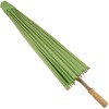Chinese Paper and Bamboo Parasol - Lime Green