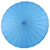 Chinese Paper and Bamboo Parasol - Turquoise