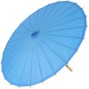 Chinese Paper and Bamboo Parasol - Turquoise