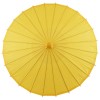 Chinese Paper and Bamboo Parasol - Yellow