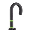 Performance Windfighter Auto Open Walking Length Umbrella - Anthracite & Lime