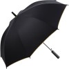Automatic Opening Walking Length Two-Tone Umbrella - Black & Gold
