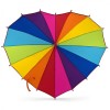 Fulton Kids Rainbow Heart Walker Umbrella