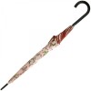 Charme - Pink Floral Scalloped Walking Length Umbrella by Guy de Jean
