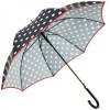 Le Parapluie Francais - UVP Walking Length Umbrella - Spots Navy