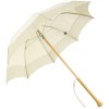 Leonie UVP Beige Parasol with Beige Daisy Border by Pierre Vaux