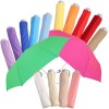 Mini Colours - Plain Coloured Folding Umbrella - Dark Grey