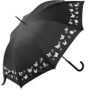 Colour Changing Butterflies Automatic Walking Length Umbrella
