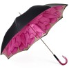 Dahlia Fuchsia Double Canopy - Luxury Ladies Umbrella by Pasotti