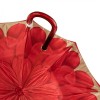 Dahlia Red Double Canopy - Luxury Ladies Umbrella by Pasotti
