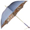 Glamour Blue Jewel Luxury Double Canopy Umbrella by Pasotti