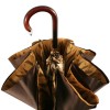 Glamour Chocolate Luxury Double Canopy Umbrella by Pasotti