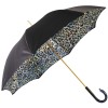 Glamour Leopard Navy Blue Luxury Double Canopy Umbrella by Pasotti