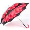 Lotus Red Luxury Ladies Automatic Umbrella by Pasotti
