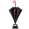 Lotus Red Double Canopy Umbrella by Pasotti