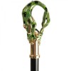 Bellezza Luxury Double Canopy Umbrella with Enamelled Frog Handle by Pasotti