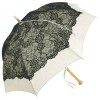 Chloe - UVP Black French Embroidered Lace Parasol by Pierre Vaux