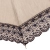 Mathilde - UVP Beige Parasol with Navy Lace Bands by Pierre Vaux