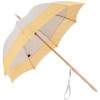 Leonie UVP Beige Parasol with Yellow Daisy Border by Pierre Vaux