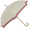 Laroux - UVP Beige Parasol with Red Stripes by Pierre Vaux