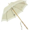 Camille - UVP Beige Parasol with Ivory Lace Band by Pierre Vaux