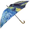 Stormking Classic Walking Length Umbrella - Art Collection - Over the Rhone by Van Gogh