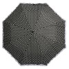 Frills & Sparkles Polkadot Folding Umbrella - Black