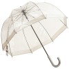 Soake Clear Deep Dome Umbrella - Silver Trim