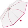 Soake Clear Folding Umbrella - Fuchsia