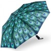 Stormking Automatic Open & Close Folding Umbrella - Nature Collection - Peacock Feathers