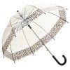Susino Clear Dome Umbrella - Leopard Print