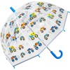 Susino Children's See-Through Dome Umbrella - Monster Trucks