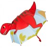 Children's 3D Umbrella - Red Dinosaur