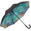 Double Canopy Walking Length Umbrella - Irises by Van Gogh