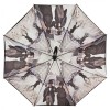 Rainy Day in Paris by Caillebotte: Double Canopy Art Print Walking Length Umbrella