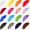 Colours - Plain Coloured Umbrella - Black