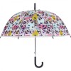 Susino Clear Dome Umbrella - Multicolour Animal Print